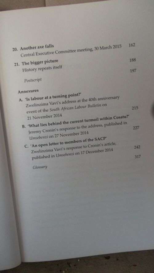 COSATU,THE BATTLE FOR;AN INSIDER'S VIEW---PATRICK CRAVEN