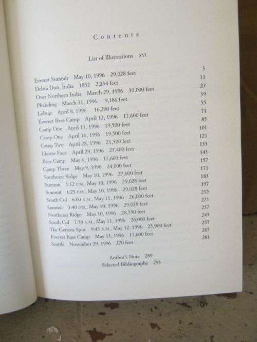 INTO THIN AIR;A PERSONAL ACCOUNT OF THE EVEREST DISASTER--JON KRAKAUER