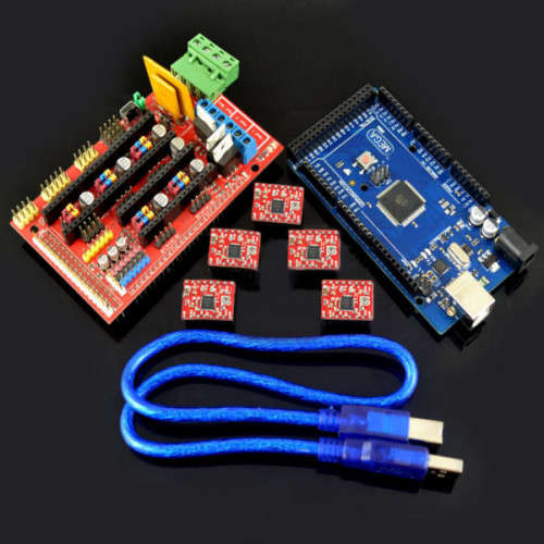 RAMPS 1.4 Controller 2560 R3 Control Board A4988 Driver Kit For 3D Printer