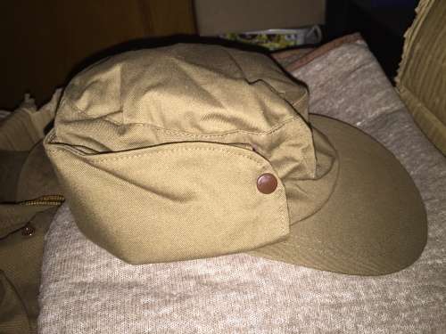 SWA border war period nutria flap cap