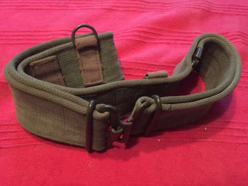 Rhodesian army issue pattern  69 web belt