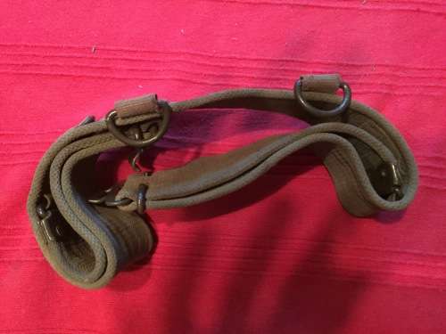 Rhodesian army issue pattern  69 web belt