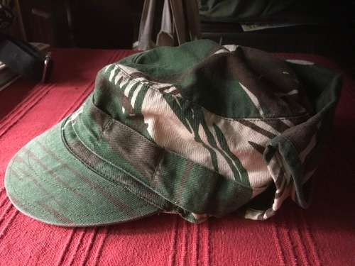 Rhodesian army camo copy flap cap