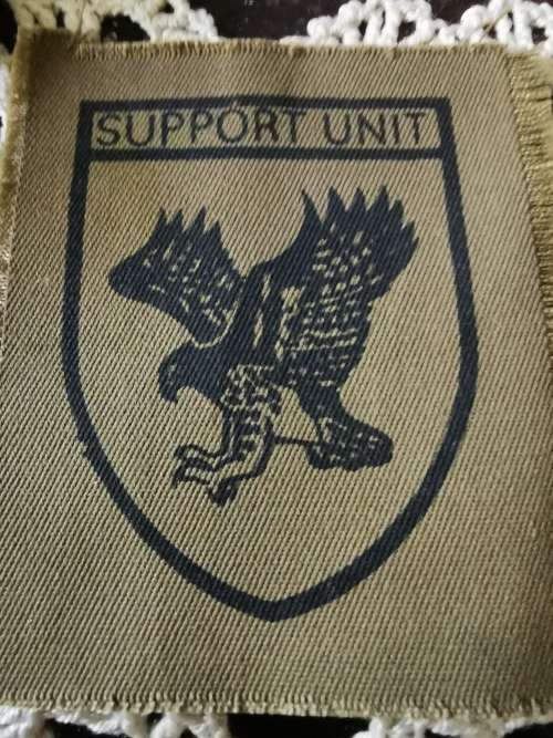 Rhodesian army Support unit patch