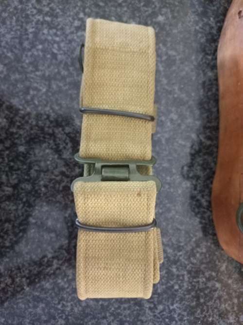Rhodesian army P69 web belt Khaki