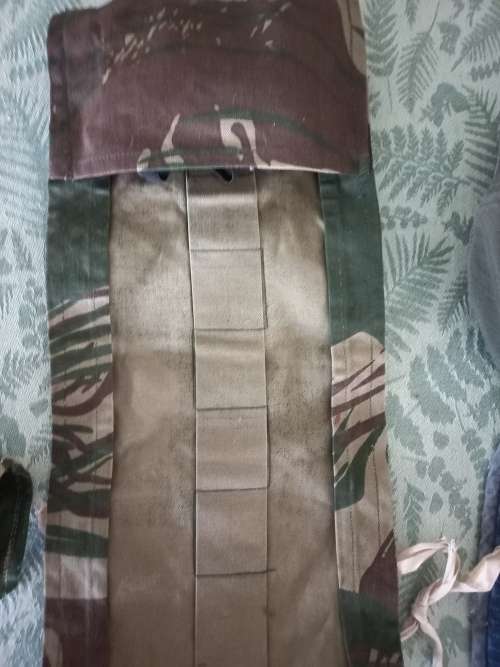 Rhodesian army camo small toiletry /cleaning kit bag