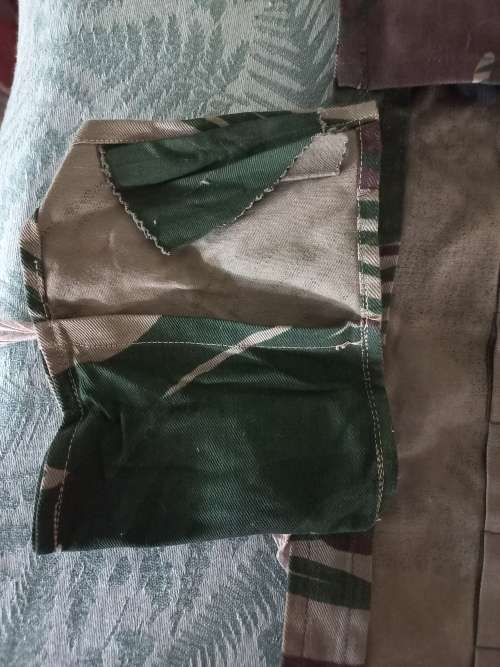 Rhodesian army camo small toiletry /cleaning kit bag