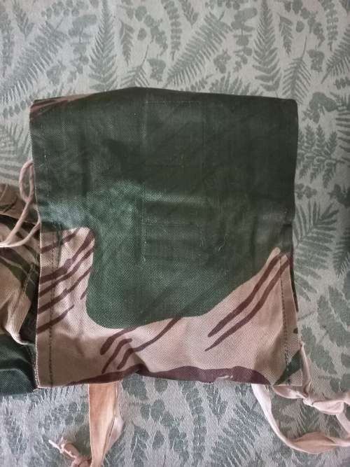 Rhodesian army camo small toiletry /cleaning kit bag