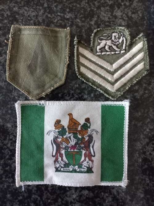 Rhodesian army badge lot