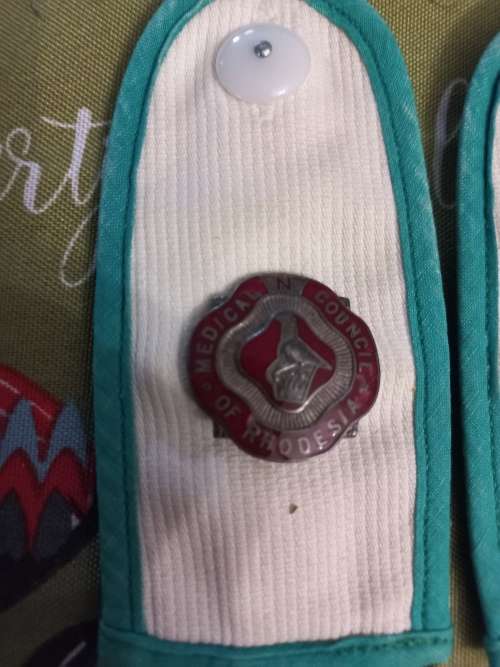 Rhodesian/ Rhodesia Medical Council of Rhodesia epelets matron.