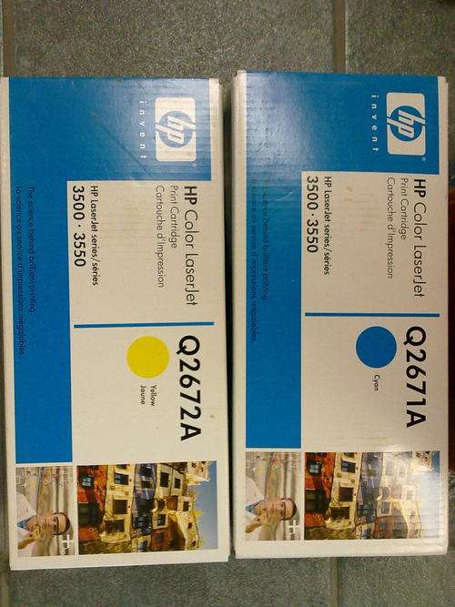 Q2671A Q2672A HP Colour Lazer Cartridge 3500 3550