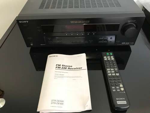 Sony Amplifier - STR-DE595 Home theater receiver with Dolby Digital, DTS, and Pro Logic II