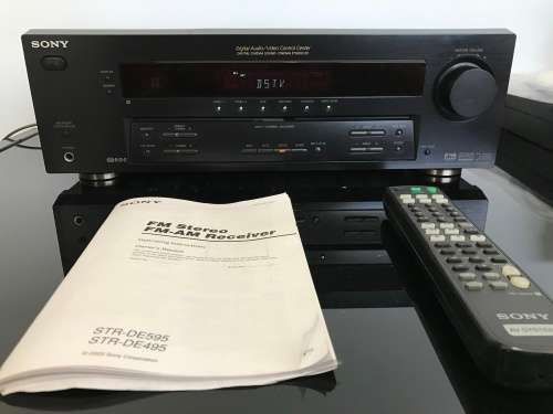Sony Amplifier - STR-DE595 Home theater receiver with Dolby Digital, DTS, and Pro Logic II
