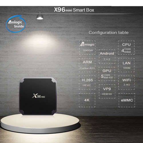 Authentic Android X96 Mini TV BOX 2GB 16GB AMLOGIC S905W QUAD CORE SUPPORT IP TV Lxtream code