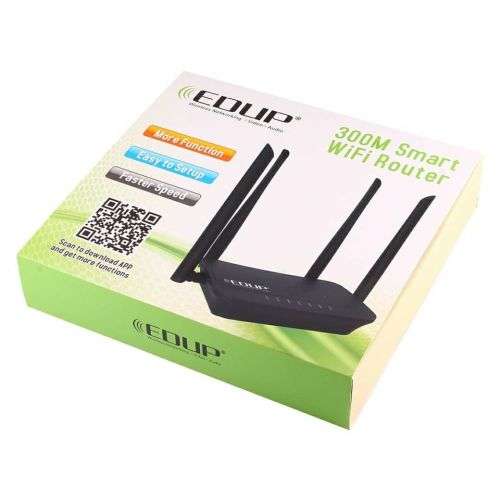 EDUP Wireless Networking Video Audio 300M Smart WiFi Router