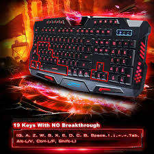 M200 Mechanical Feeling Three Color Glow Backlight Gaming Keyboard