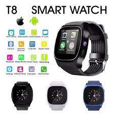 T8 Bluetooth Support SIM TF Card Camera Sleep Monitor Pedometer Smart Watch
