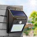 SOLAR POWER 20 LED MOTION SENSOR WALL LIGHT