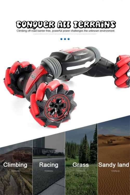 112 Remote Control Stunt Car Gesture Induction Twisting Off-Road Vehicle Light Music Drift Dancing