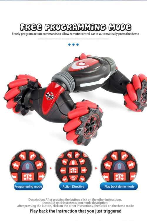 112 Remote Control Stunt Car Gesture Induction Twisting Off-Road Vehicle Light Music Drift Dancing