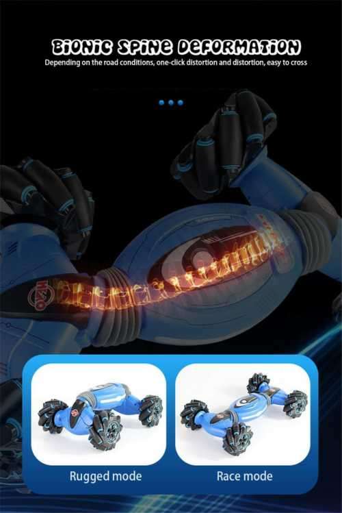 112 Remote Control Stunt Car Gesture Induction Twisting Off-Road Vehicle Light Music Drift Dancing