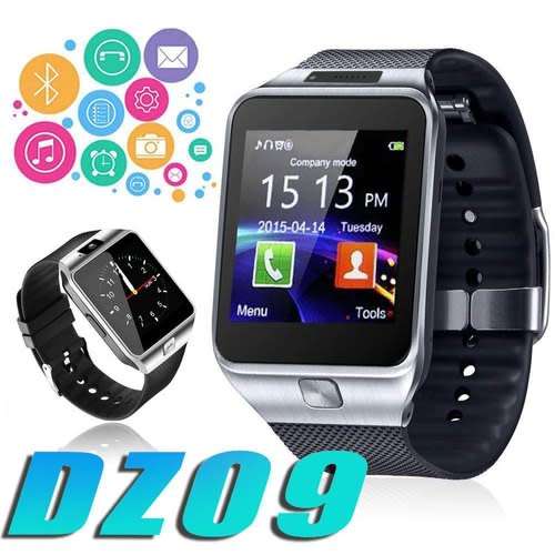 Smart Watch DZ09 Bluetooth Smartwatch With Camera - Black