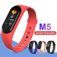 M5 Real-time Body Temperature Detection Time Display Smart Watch Wristband