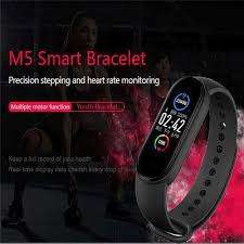 M5 Real-time Body Temperature Detection Time Display Smart Watch Wristband