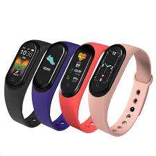 M5 Real-time Body Temperature Detection Time Display Smart Watch Wristband