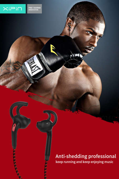 Xipin HX740 1.2M 3.5mm Water And Sweat Proof Sport Earphone With Mic And Control Key