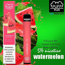 Strawberry Watermelon Flavor Disposable 800puffs Puff Plus Vape