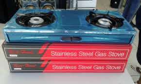 Casey Red 2 Plate Stainless Steel Gas Stove