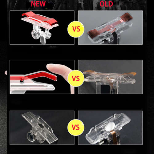 Pro Gamer E9 2Pcs Metal Joystick Game Controller for PUBG Mobile Phone