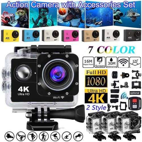 Waterproof HD Sports Camera 1080P