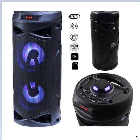 Wireless Speaker With USB/Micro SDandAUX Inputs