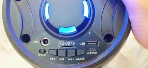 Wireless Speaker With USB/Micro SDandAUX Inputs