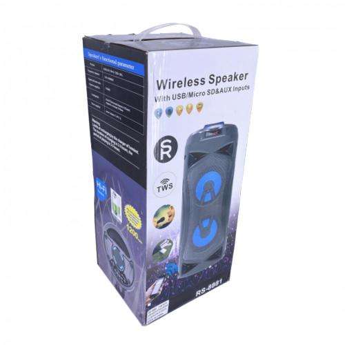 Wireless Speaker With USB/Micro SDandAUX Inputs