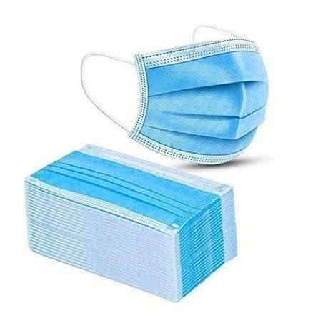 3Ply Disposable Surgical Face Masks - Pack of 50