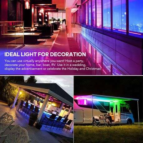 5m Color Changing RGB LED Strip Lights