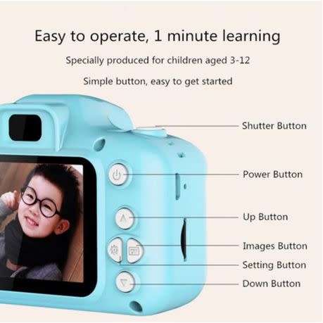 Video and Photo Mini Portable Rechargeable Digital Camera for Kids