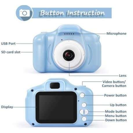 Video and Photo Mini Portable Rechargeable Digital Camera for Kids