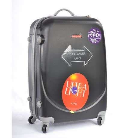 3 Piece Lightweight Luggage Set - Black