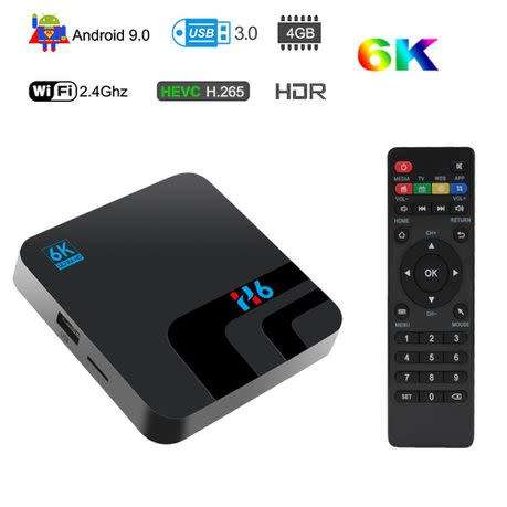 H6 Android TV Box 6K Ultra HD, 4G RAM + 32G ROM