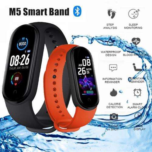 M5 Smart Bracelet Watch Fitness Tracker Blood Pressure Heart Rate Monitor