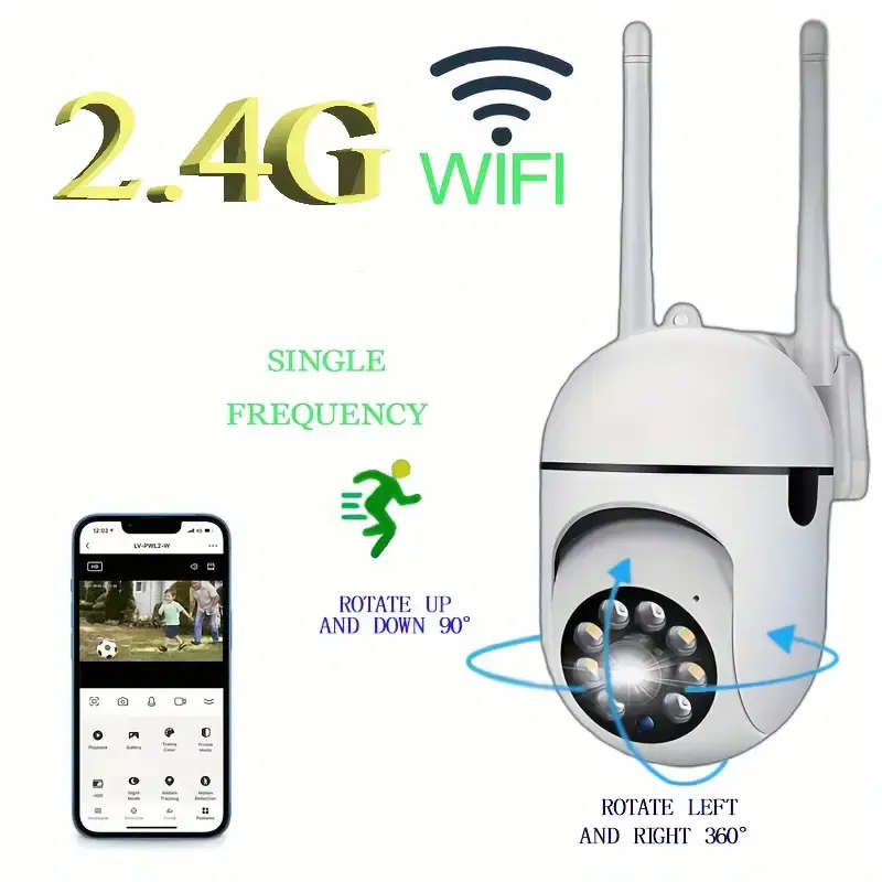 Wireless Security Camera, Safety Home Monitor, Night Vision Camera, Holiday Gift