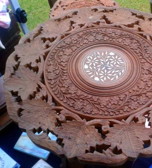 Hand Carved Indian Occasional Table