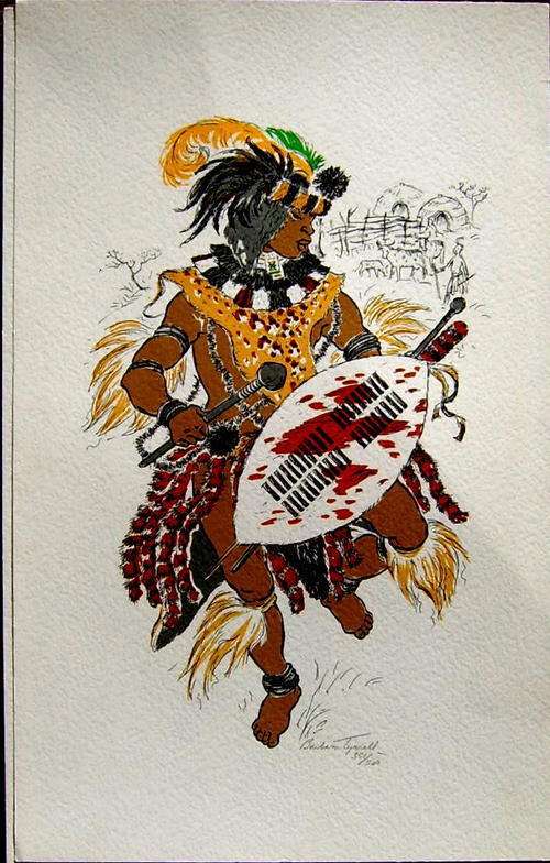 Barbara Tyrrell: Three Tribal Prints   (signed & numbered)