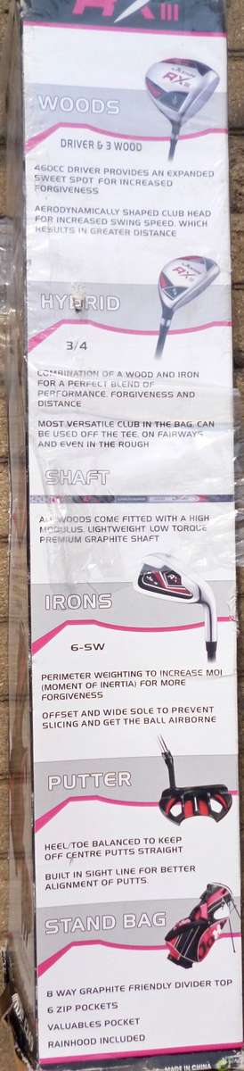 Golf Clubs & Bag (Complete Ladies Set)