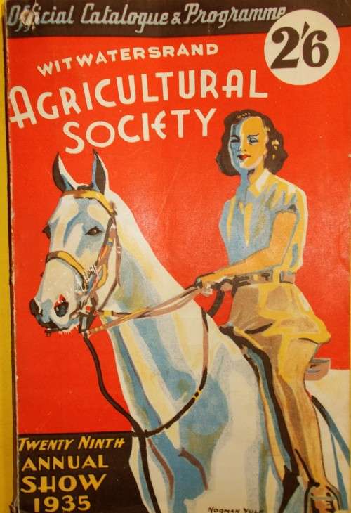 Witwatersrand Agricultural Society Programme 1935