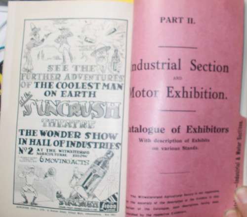 Witwatersrand Agricultural Society Programme 1935